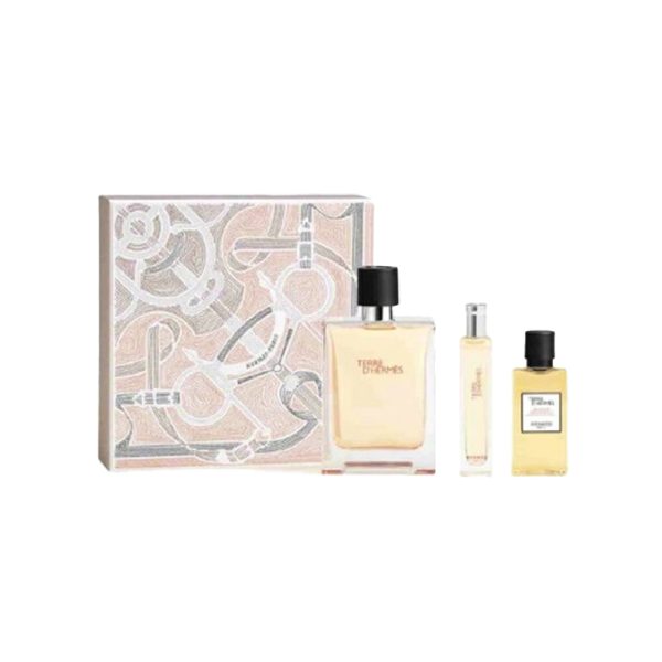 HERMES Terre d'Hermes Set (Eau de Toilette 100ml+15ml+Shower Gel 40ml)